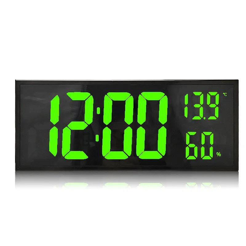 Minimalist digital wall clock with large colorful display,rechange led color,suitable for everyone,ideal for modern livingroom or office