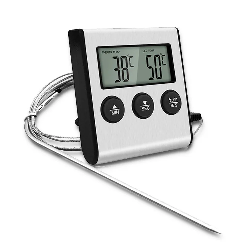 Stainless steels BBQ Thermometer,meats Thermometer with high accuracy for kitchen or outdoor barbecue