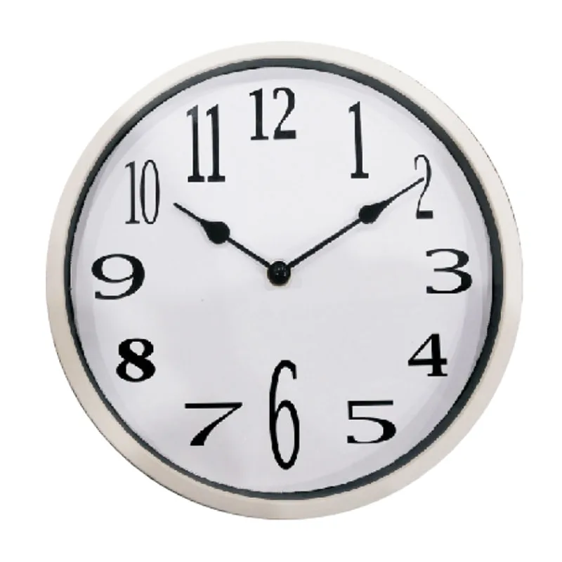 minimalist wall clock, 25 cm 10inch plastic frame, silent movement, Eco-friendly materials,perfect for Home: Bedroom, living room, kitchen